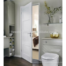 Белый цвет простой дизайн ванной комнаты шейкер 4 панели деревянные двери с индивидуальная система замков